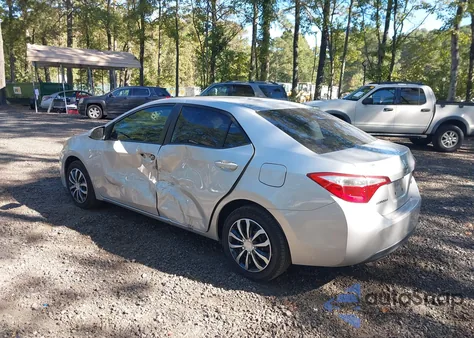 2016 Toyota Corolla Le из США, поврежденный, VIN 2T1BURHE8GC676438